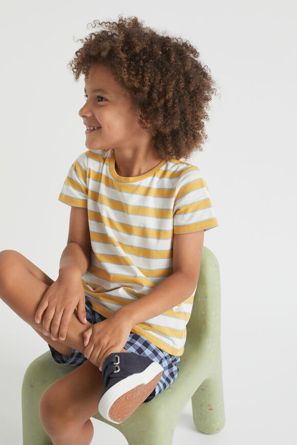 Stripe Tee  Light Ochre  hi-res