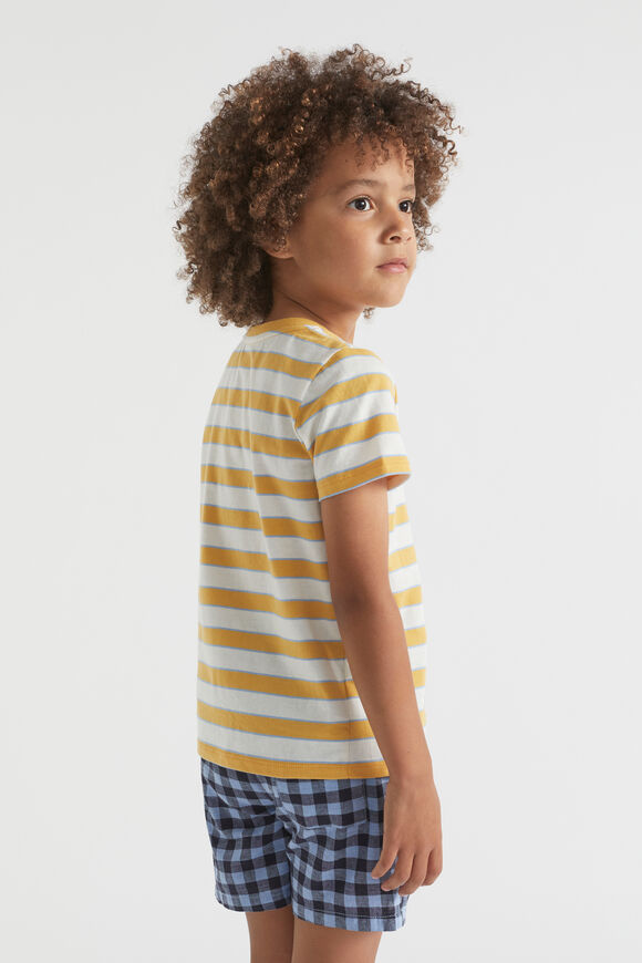 Stripe Tee  Light Ochre  hi-res
