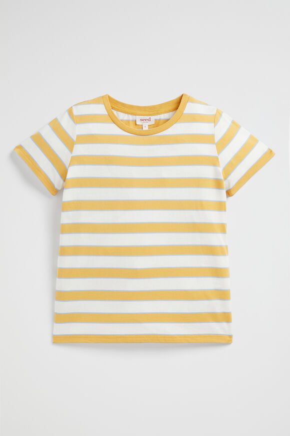 Stripe Tee  Light Ochre  hi-res