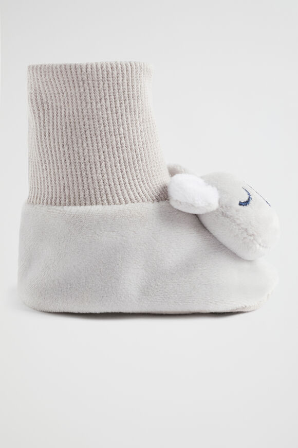 Koala Booties  Grey  hi-res
