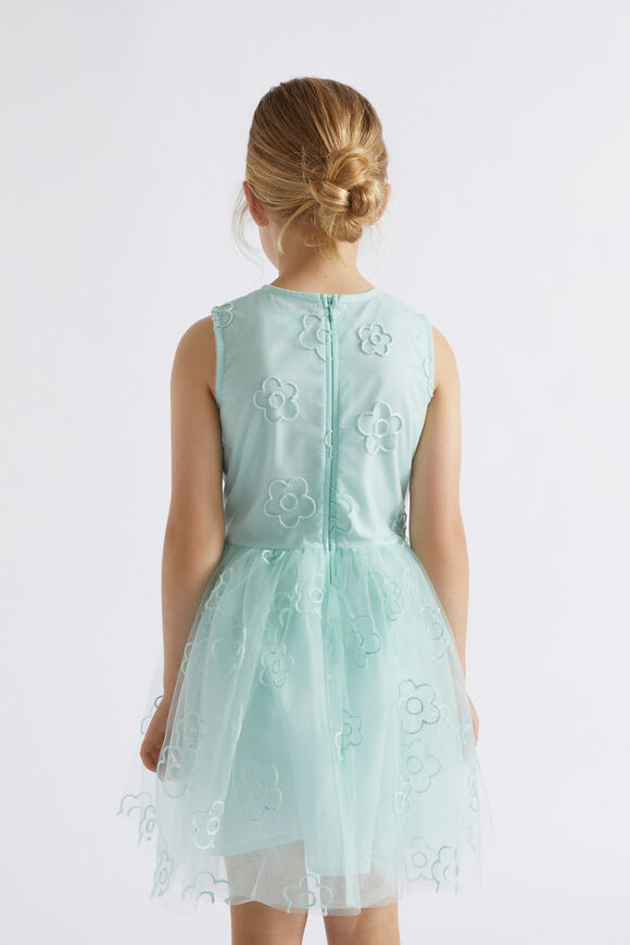 Daisy Embroidered Dress  Mint  hi-res