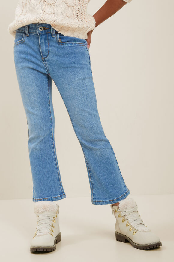 Flare Jeans  Mid Wash  hi-res