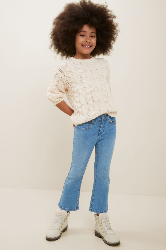 Flare Jeans  Mid Wash  hi-res