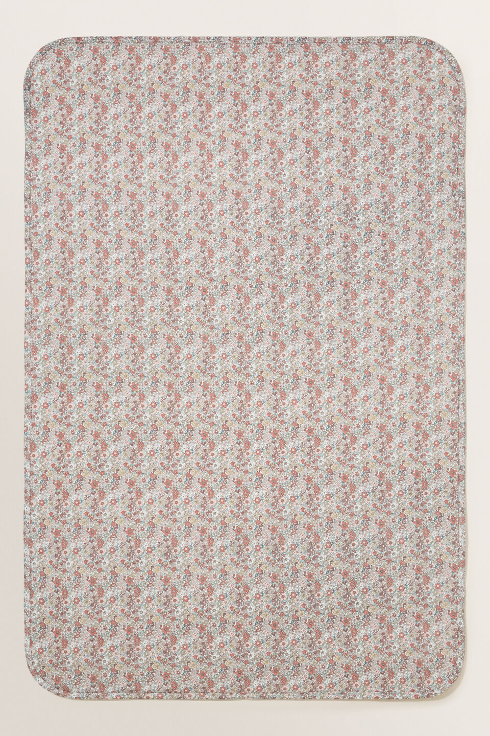 Floral Sherpa Wrap  Canvas
