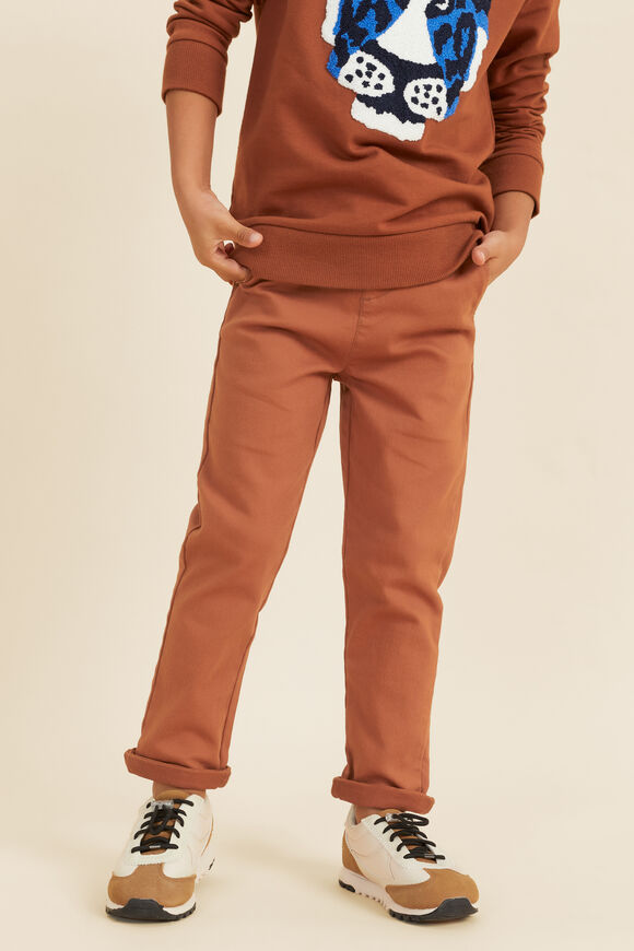 Core Logo Chino  Rust Brown  hi-res