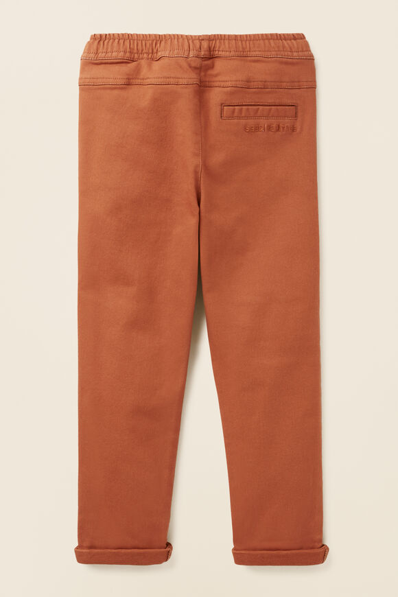 Core Logo Chino  Rust Brown  hi-res