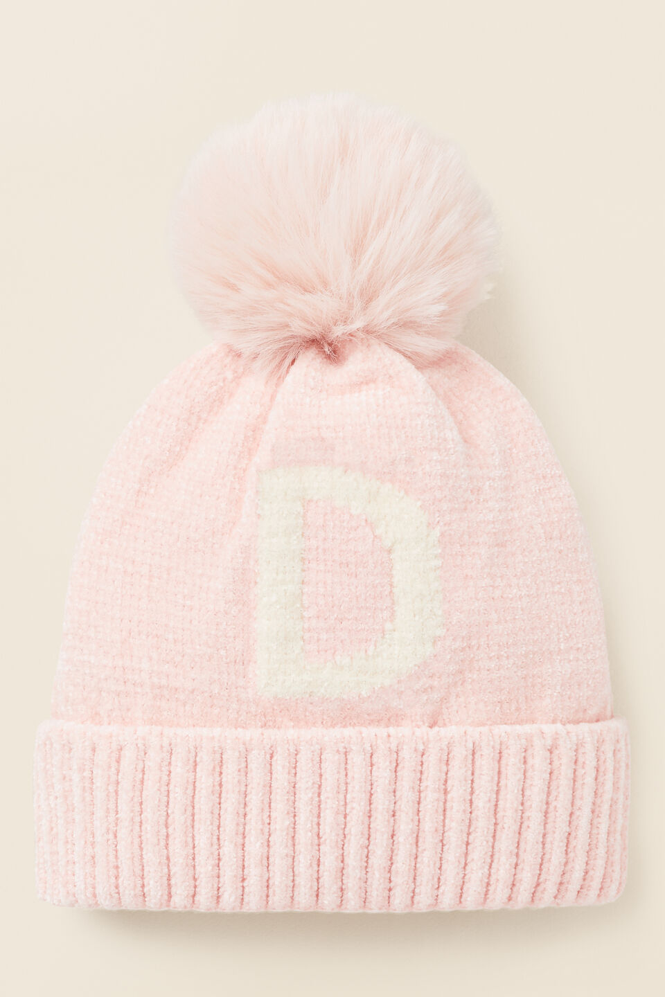 Initial Beanie  D