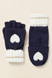 Heart Mittens  Midnight  hi-res