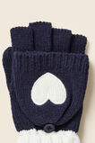 Heart Mittens  Midnight  hi-res