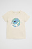 Earth Tee- Consciously Created  Oatmeal  hi-res