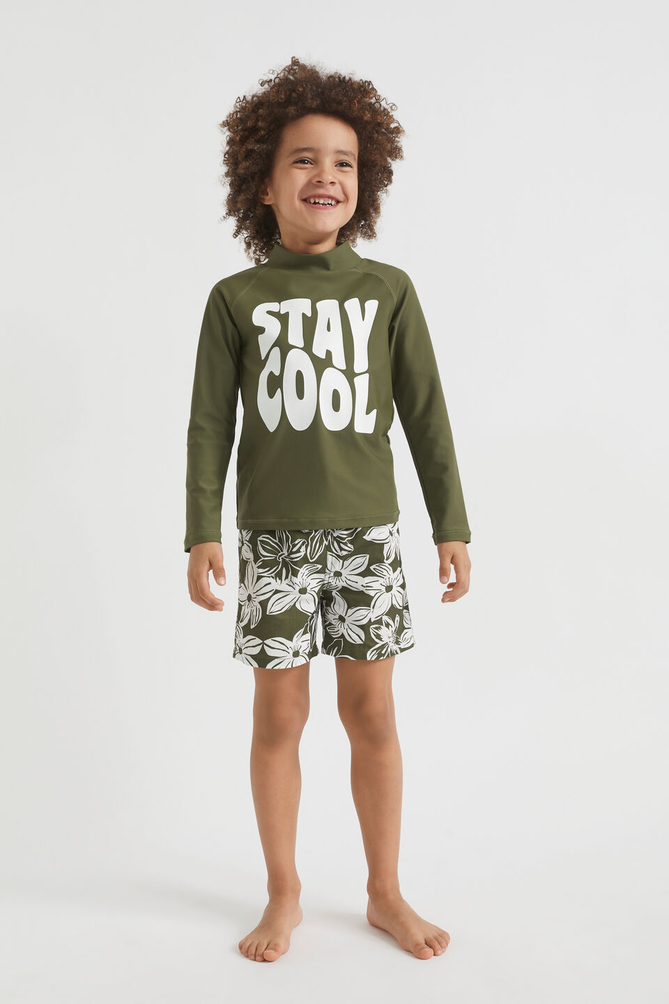 Stay Cool Rashvest  Crocodile Green