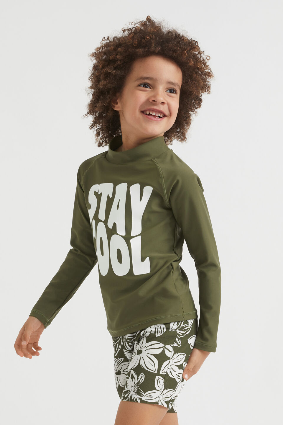 Stay Cool Rashvest  Crocodile Green