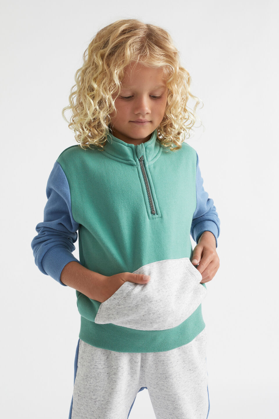 Half Zip Sweat  Multi