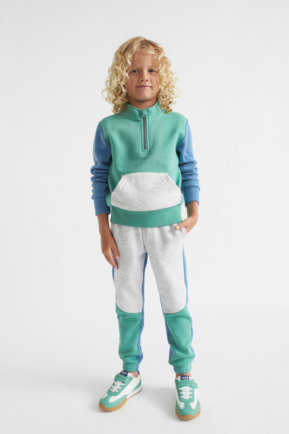 Half Zip Sweat  Multi