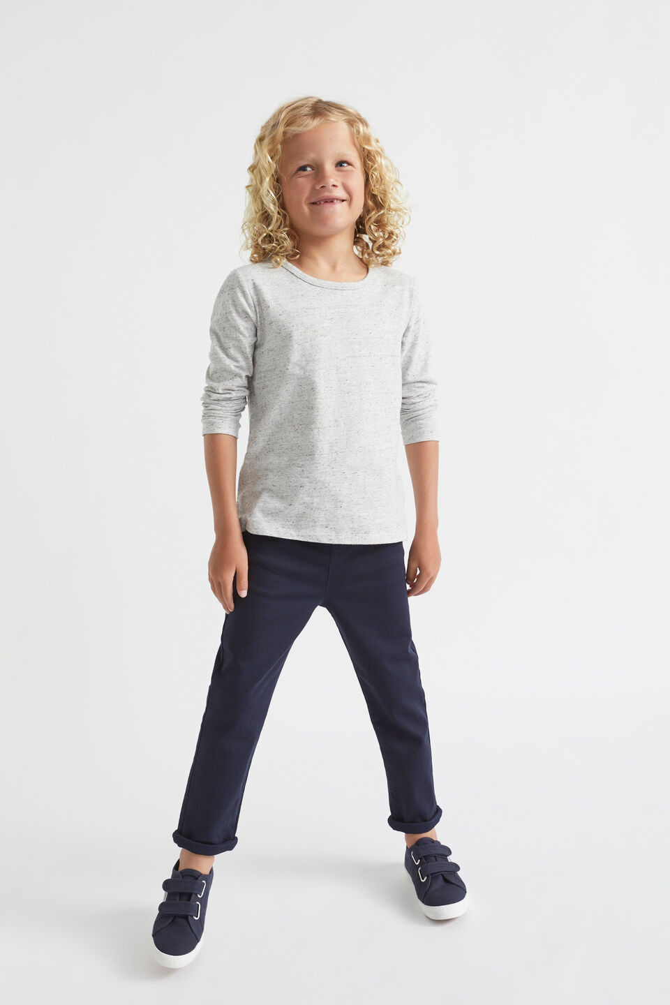 Core Basic Tee  Cloudy Marle