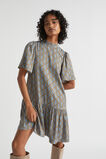 Linear Retro Mini Dress  Deep Brass Retro  hi-res