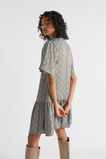 Linear Retro Mini Dress  Deep Brass Retro  hi-res