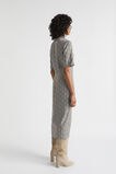Linear Retro Midi Dress  Deep Brass Retro  hi-res