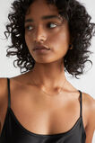Satin Slip Dress  Black  hi-res