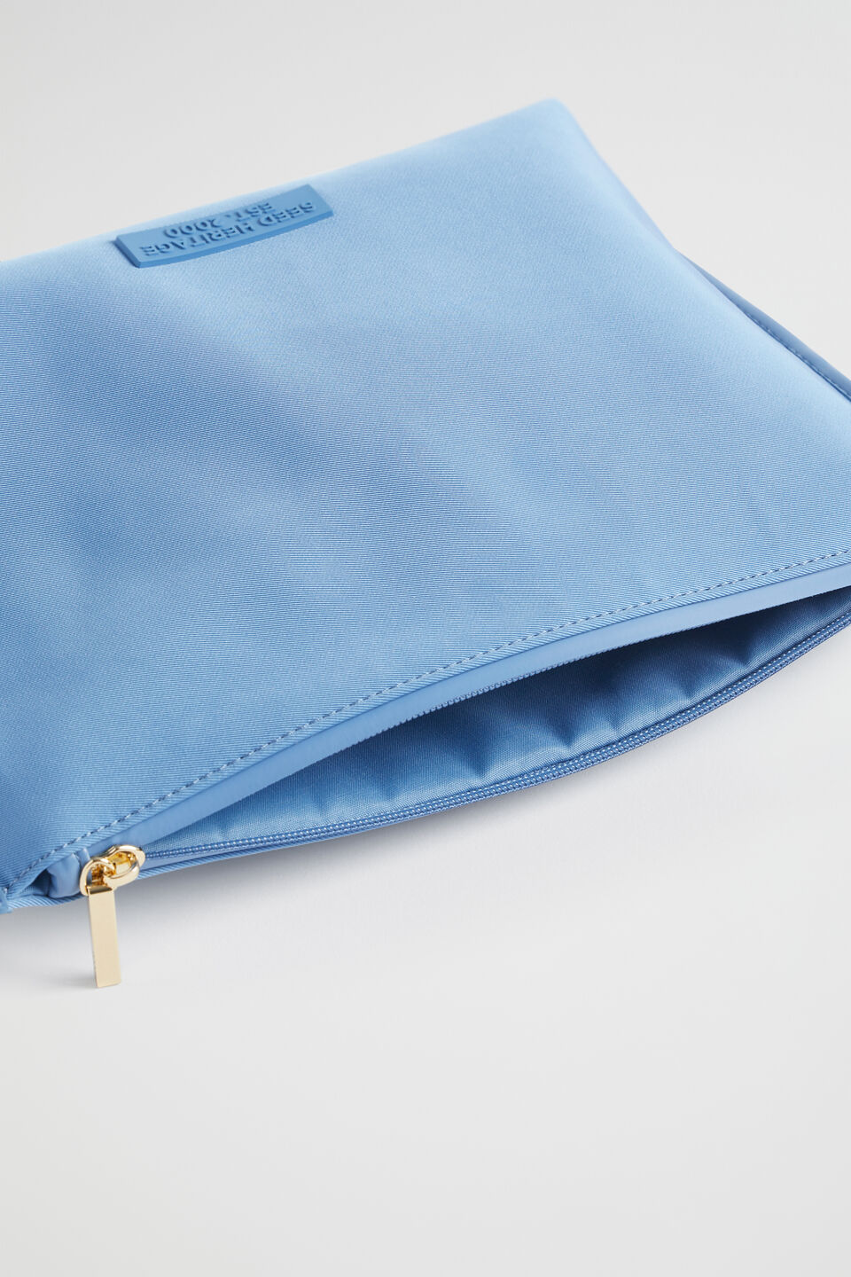Heritage Logo Pouch  Soft Cobalt