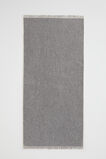 Stripe Textured Towel  Charcoal  hi-res