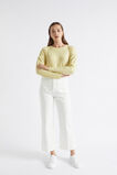 Supersoft Curve Hem Top  Soft Butter Marle  hi-res