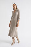 Relaxed Polo Knit Dress  Light Storm  hi-res