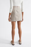 Wool Blend Cross Dye Mini Skirt  Light Storm Crossdye  hi-res