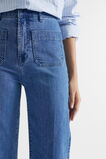 Core Wide Leg Pocket Jean  French Blue Denim  hi-res