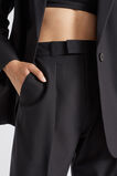 Pleat Front Trouser  Black  hi-res