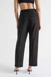 Pleat Front Trouser  Black  hi-res