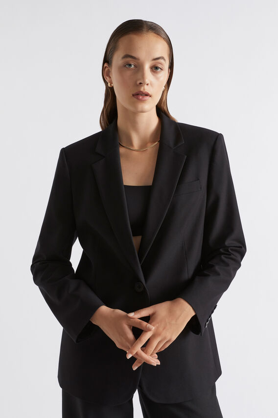 Boyfriend Blazer  Black  hi-res