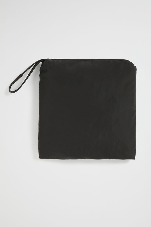Packable Rain Poncho  Black  hi-res