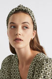 Mini Geo Knot Headband  Dark Fern Geo  hi-res