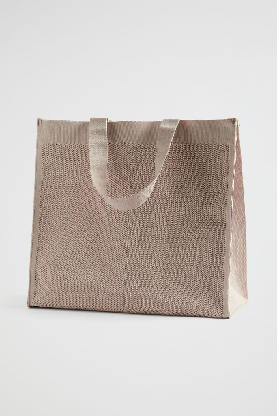 Knitted Tote  Light Storm
