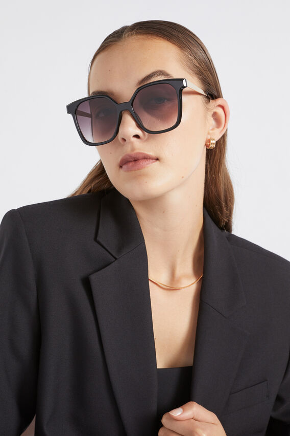 Erica D Frame Sunglasses  Black  hi-res
