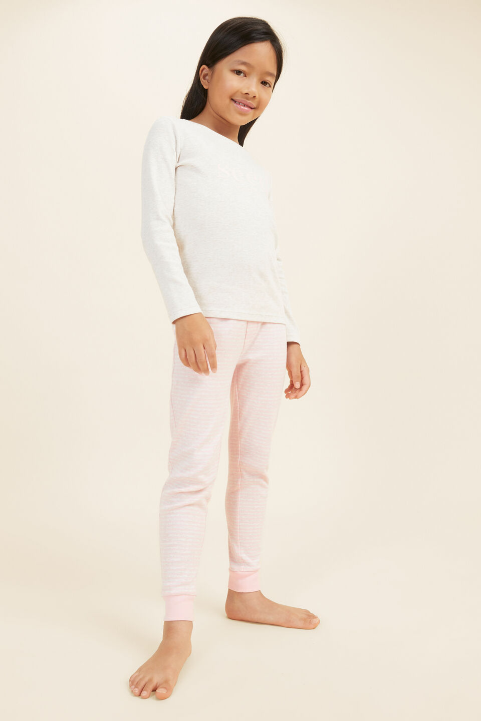 Core Logo Pyjama  Oat Marle