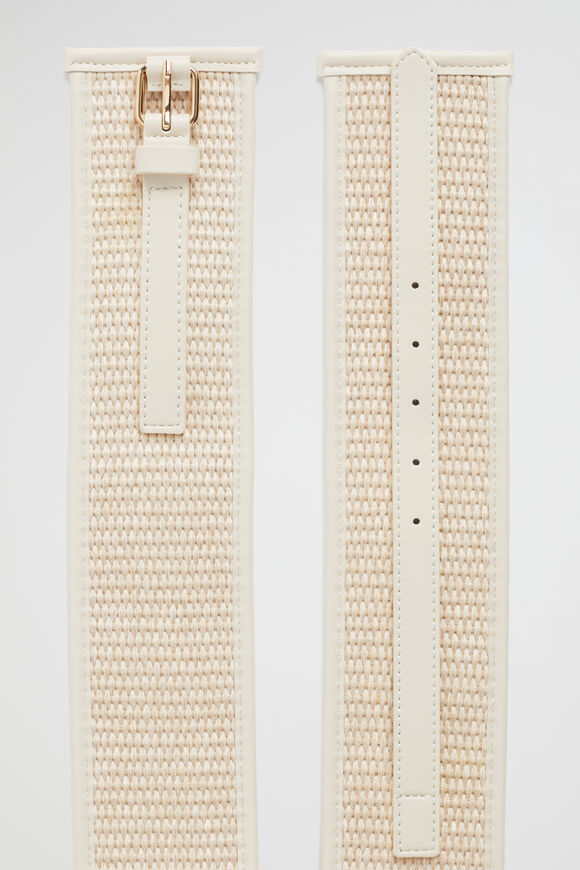Lonni Wide Waist Belt  Stone  hi-res