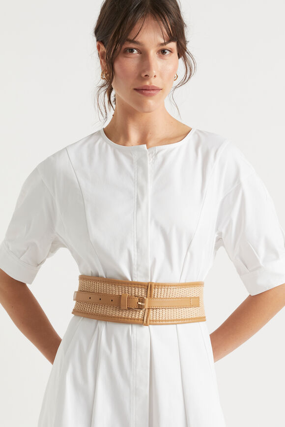 Lonni Wide Waist Belt  Toffee  hi-res