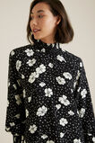 Shirred Floral Blouse    hi-res