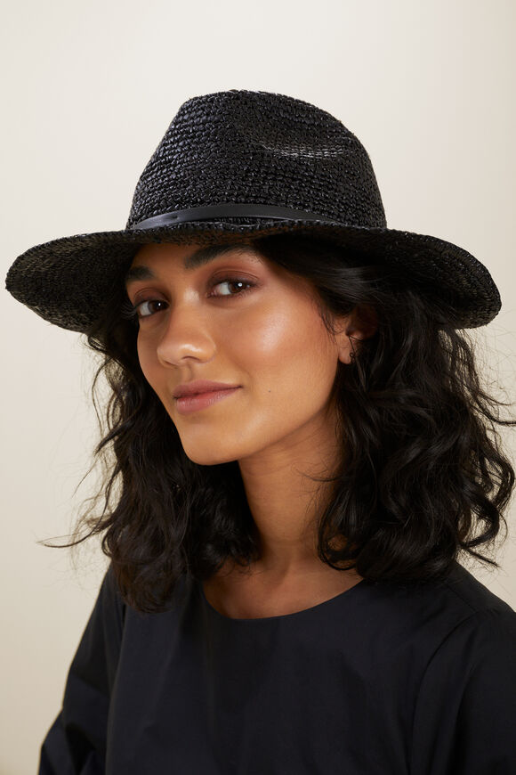 Essential Panama Hat  True Black  hi-res
