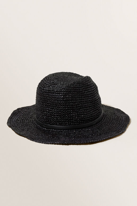 Essential Panama Hat  True Black  hi-res