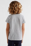 Core Logo Tee  Blue Stripe  hi-res