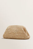 Raffia Clutch    hi-res