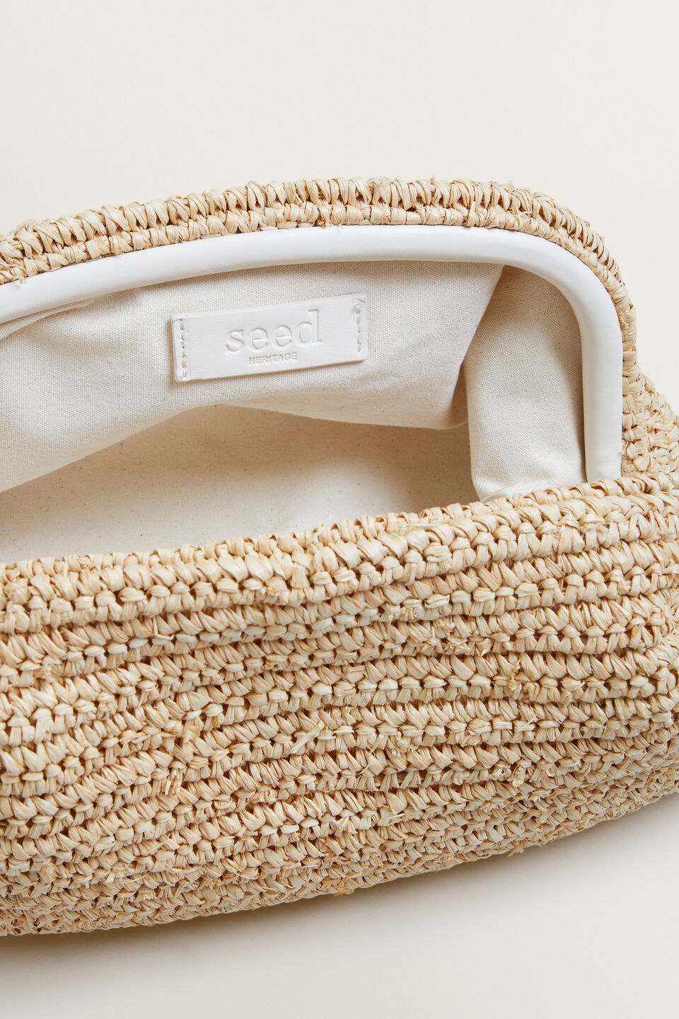 Raffia Clutch  