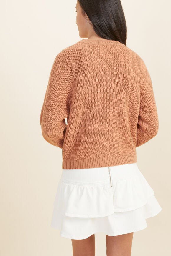 Crop Knit  Terracotta  hi-res