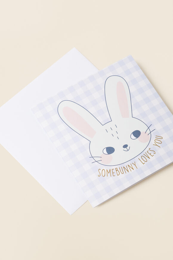 Somebunny Loves You Card  Multi  hi-res