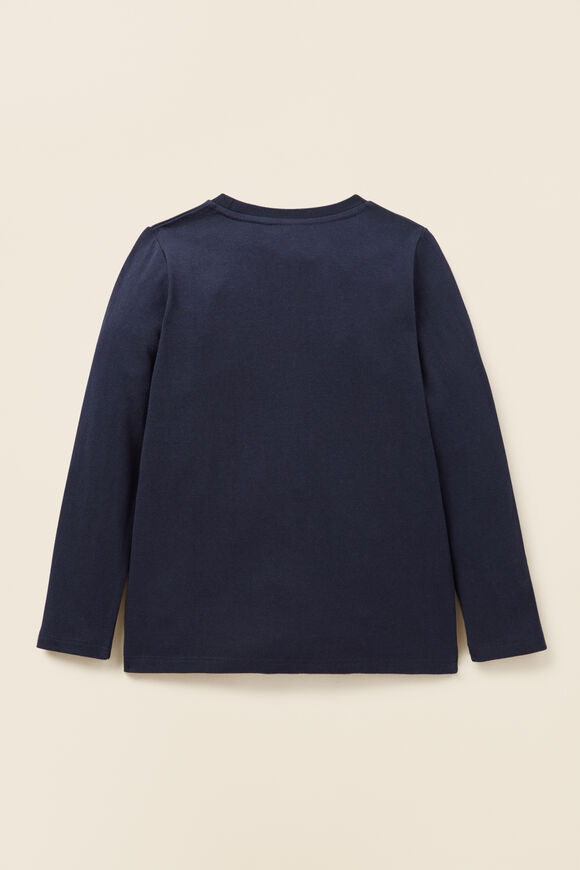 Core Logo Rugby Tee   Midnight Blue  hi-res