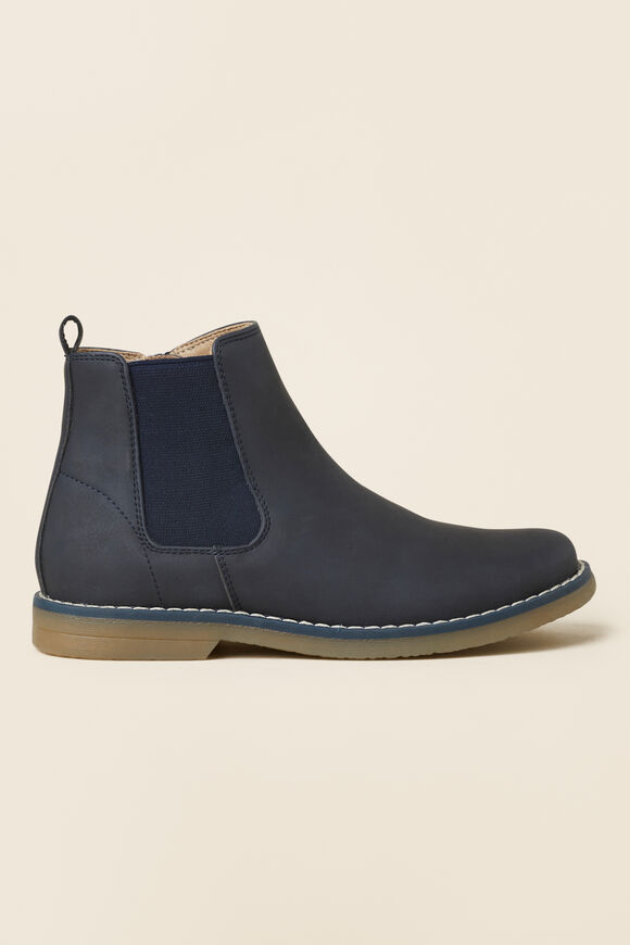 Gusset Boot  Navy  hi-res