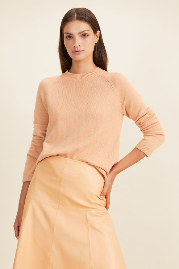 Easy Knit Sweater  Light Ginger  hi-res